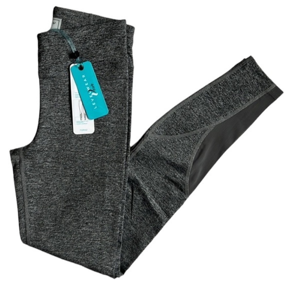Levelwear Golf Verve Topaz Heathered Gray Leggings New Size XS